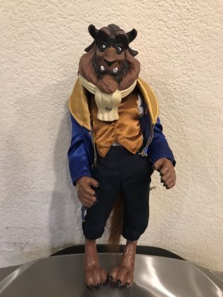Disney Store Beast Classic Doll 12 " From Beauty And The Beast Vintage