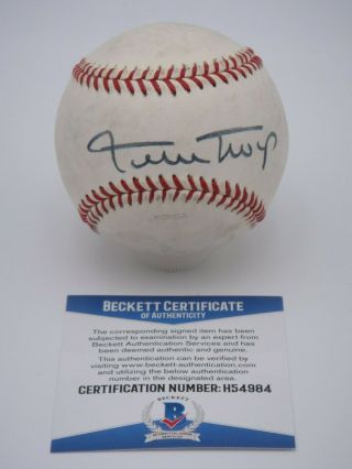 Willie Mays Signed Beckett Bas Certified Authentic Baseball Autographed