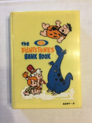 The Flintstones Hanna Barbera Productions 1964 Bank Book Vintage Toy By Ideal