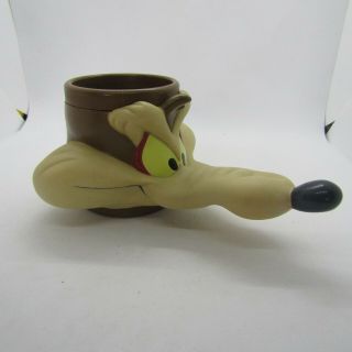 Vintage Warner Brothers Looney Tunes Wiley E.  Coyote Coffee Mug 3 - D Cup L2 - 6