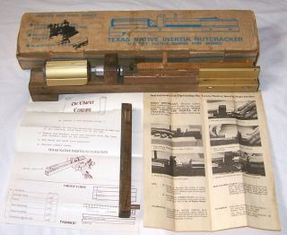 Vintage Texas Native Inertia Nutcracker Model 7141