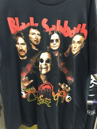 Black Sabbath Vintage T Shirt Ozzfest 1999 Ozzy