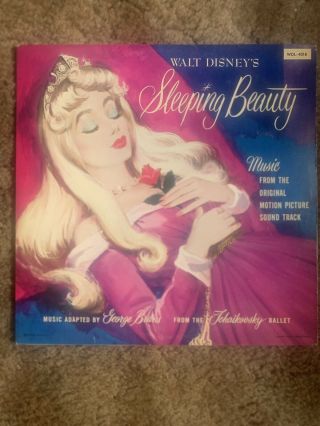 Walt Disney’s Sleeping Beauty Tchaikovsky Ballet 1959 Vintage Vinyl Record