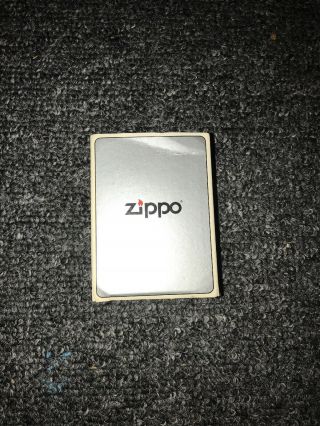 Vintage Marlboro Zippo Lighter “buckin Bronco” Solid Brass Great Patina Usa
