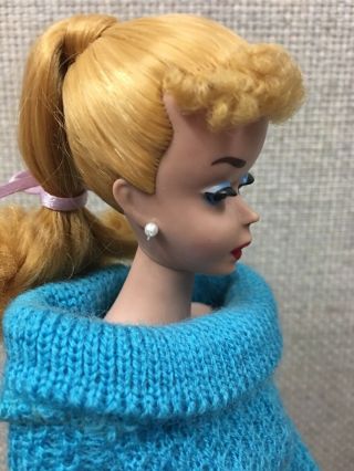 Vintage Ponytail Barbie 4 Solid Body.  She’s