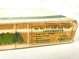 Vtg TYCO Little Trains HO Scale Set No.  T - 1 Box Tyler Manufacturing 2