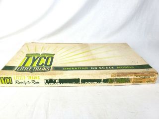 Vtg TYCO Little Trains HO Scale Set No.  T - 1 Box Tyler Manufacturing 3