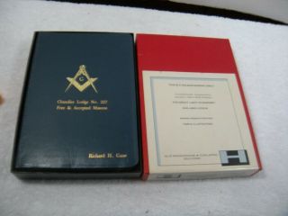 Vintage Masonic Holy Bible The Great Light In Masonry Old & Testaments W/box