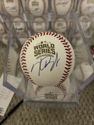 Kris Bryant Signed 2016 World Series Baseball Autographed Jsa Cubs