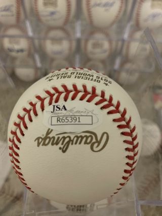 Kris Bryant Signed 2016 World Series Baseball Autographed Jsa Cubs 2