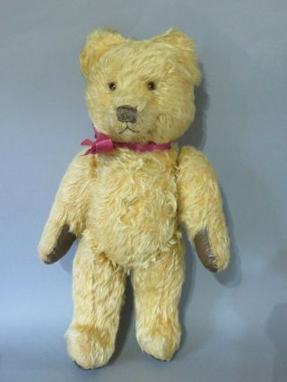 A Lovely Antique Vintage Golden Mohair Teddy Bear 15 "
