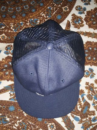 Vintage 1980s York Yankees Mesh Trucker Snapback Hat Cap MLB Licensed 2