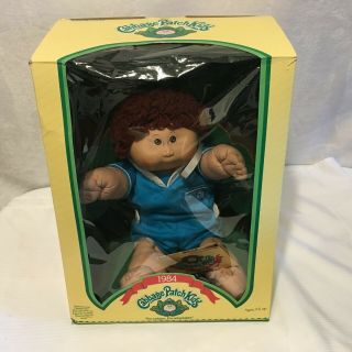 1984 Vintage Cabbage Patch Kid Doll By Coleco Browned Eyed Boy / Male