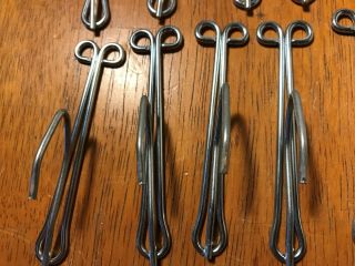 VINTAGE Drapery Curtain HOOKS 54 total 3 inches NOT MADE ANYMORE STEEL 2