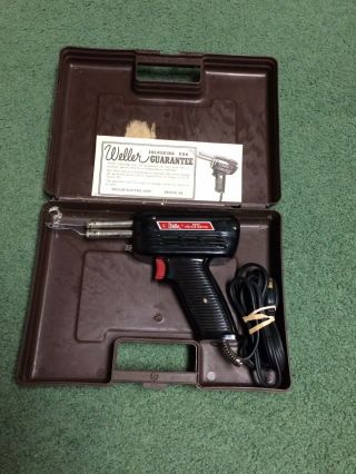 Vintage Weller Soldering Gun Model 8200 100/140 Watts 120v W/case