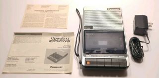 Vintage Panasonic SlimLine RQ - 2736 Portable Cassette Tape Recorder/Player, 2