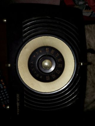 Rca Victor Model X - 551 Bakelite Tube Am Radio Vintage