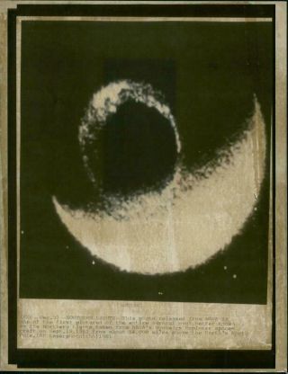 Vintage Photograph Of This Photo Released From Nasa Is One Of The First Pictured