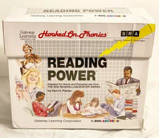 Vintage 1992 Hooked On Phonics Sra Reading Power Kit Complete Set W/ Sra Key