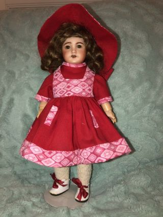 Antique Sfbj 10 " French Doll Marked 1 On Back And Foot