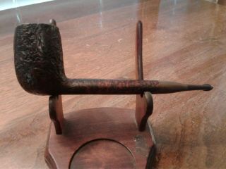 Vintage Estate London England Imported Briar Tobacco Pipe Lightly Smoked