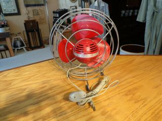 Vintage Mid Century Modern Westinghouse Table Fan - -