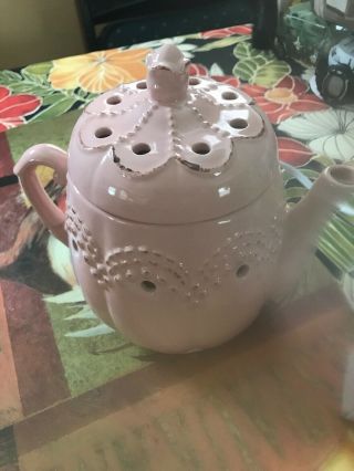 Scentsy Vintage Teapot Premium Warmer Full Size Retired Bulb