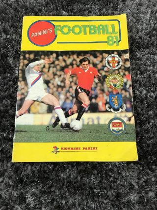 Vintage Panini : Football 81 Sticker Album 99 Complete