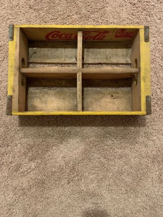 Vintage Wood Coca Cola 24 Bottle Case Wooden Crate