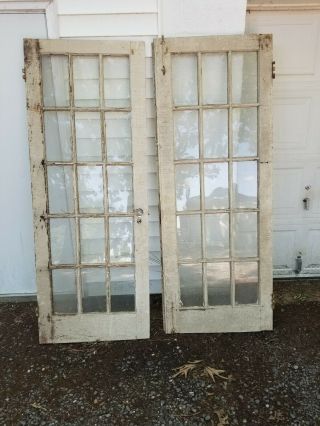 Vintage Wooden French Doors