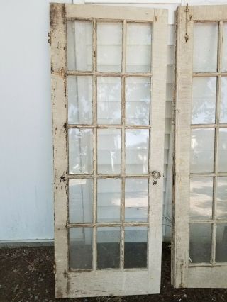 Vintage Wooden French doors 2