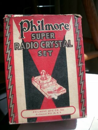 Vintage Philmore Radio Crystal Set