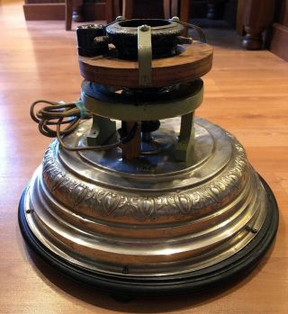 Antique German Rotating Musical Christmas Tree Stand With Music Box - ???
