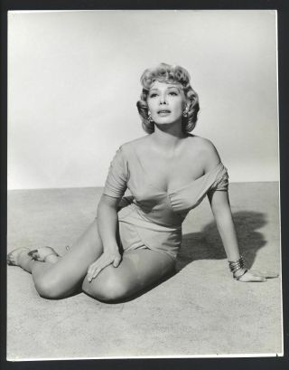 1958 Dolores Gray Leggy Boudoir Pose Vintage Photo Singer Actress