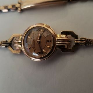 Vintage Ladies Jaeger LeCoultre Backwind 18K Solid Gold Cocktail Watch - Rare 2