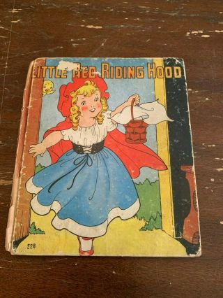 1938 Little Red Riding Hood By Ethel Hays Whitman Hardcover Book