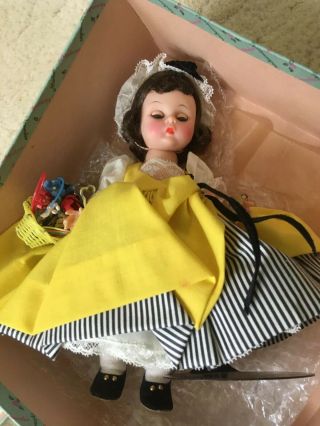 Vintage Madame Alexander International Doll 8 " France 590 W/ Box And Stand