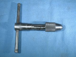 Vintage Gtd Greenfield No.  339 5 " Reversible Ratcheting T - Handle Tap Wrench