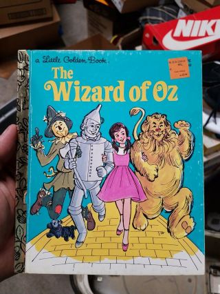 Vintage Little Golden Book The Wizard Of Oz 10th Printing 1981 Good