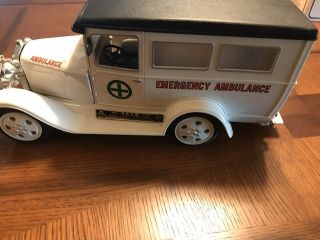 Vtg Jim Beam 1931 Ford Model A " Emergency Ambulance " Decanter Car,  Good Seal