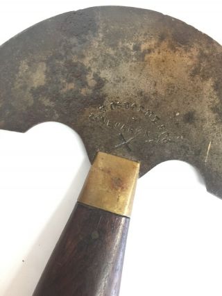 C.  S.  Osborne & Co Newark NJ EstD 1826 Round Cutting Knife Antique 2
