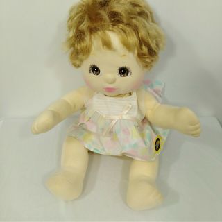 Vintage My Child Doll Blonde Hair Brown Eyes Girl Mattel