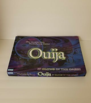 Vintage 1998 Ouija Board Glow In The Dark Mystifying Oracle Game Parker Bros Iob
