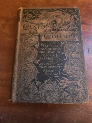 Antique 1885 Edgar Allan Poe Book Murders Of The Rue Morgue Caxton Edition