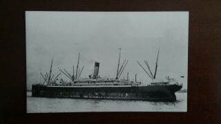 White Star Line Ionic At Liverpool 1934 Photo C1950s Derricks Readied R A Snook
