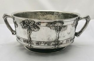 Magnificent Early Liberty & Co Tudric Rose Bowl By David Veasey 011