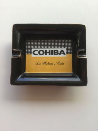 Cohiba La Habana,  Cuba Cigar Ashtray 7.  25” X 6.  25” 2 - 2