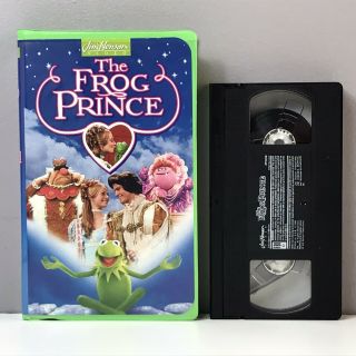 Rare The Frog Prince Vhs Video Tape 1994 Kermit Muppets Jim Henson Clamshell Vtg