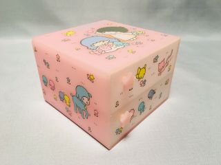 Vintage Hello Kitty 1976 Sanrio Little Twin Stars Drawers Trinket Box Kiki Lala