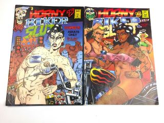 Vintage Horny Biker Slut Men’s Comics Magazines 90’s 3,  5